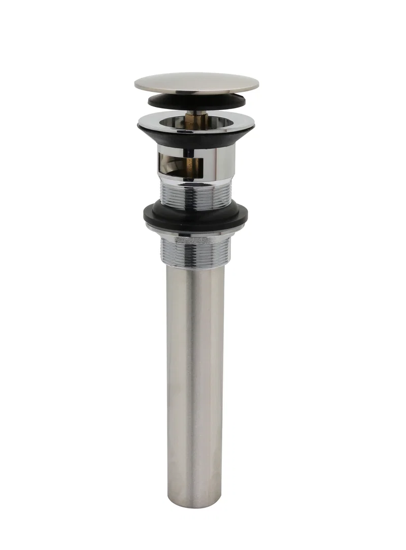 Push Style Pop-Up — Satin Nickel
