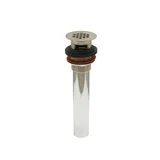 Builder Grid Style Drain — PVD Satin Nickel
