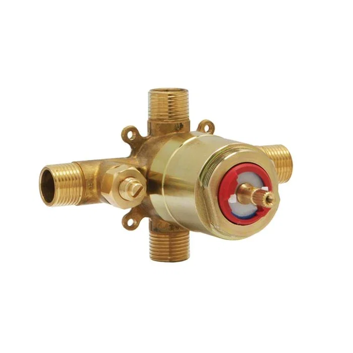 Shower rough-in valve — Brass