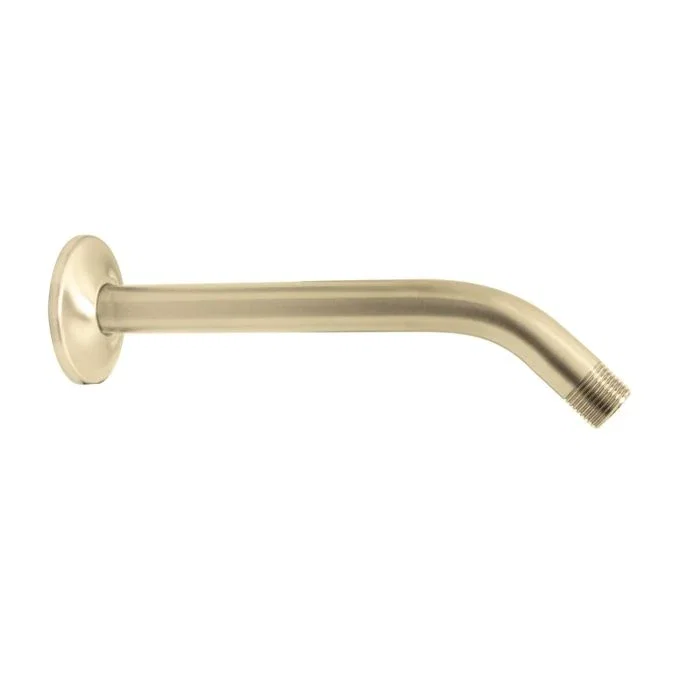 8" Shower Arm And Flange — PVD Satin Brass