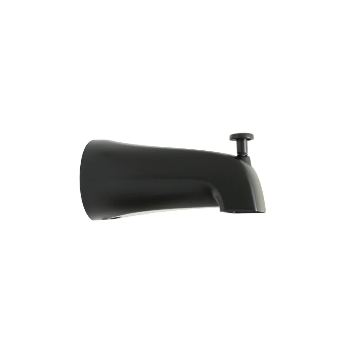 Builder Diverter Tub Spout — Matte Black