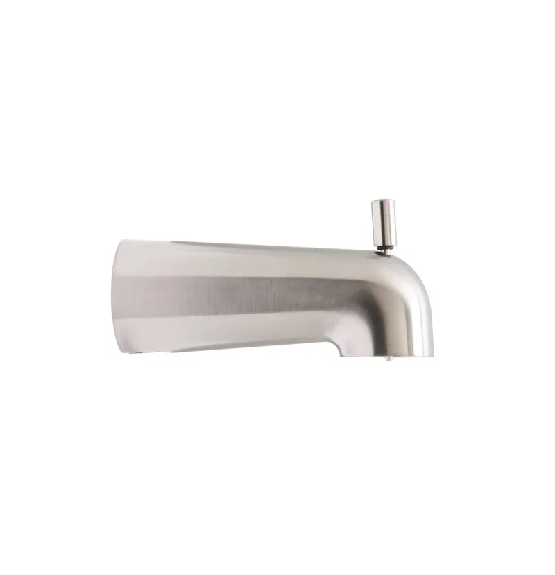 Builder Diverter Tub Spout — PVD Satin Nickel