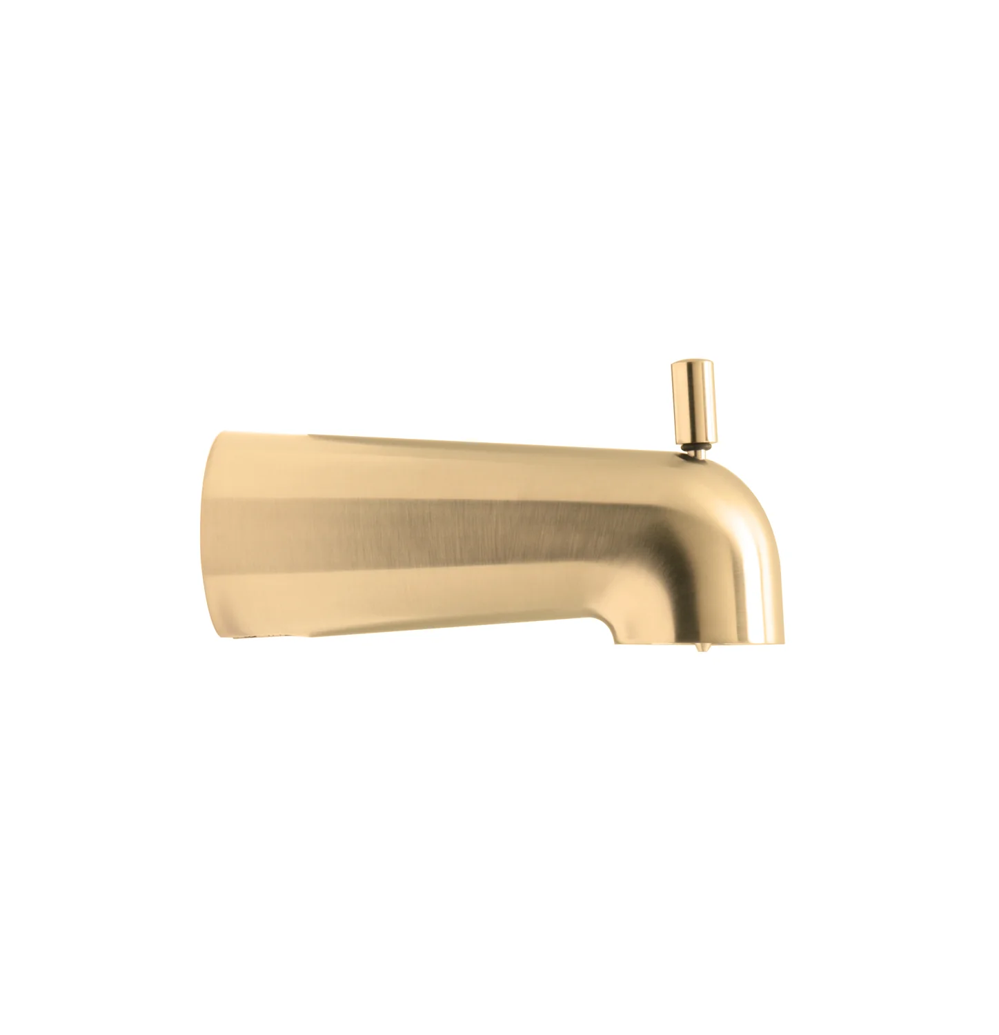 Diverter Tub Spout — PVD Satin Brass