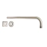 12" Shower Arm & Flange — PVD Satin Nickel