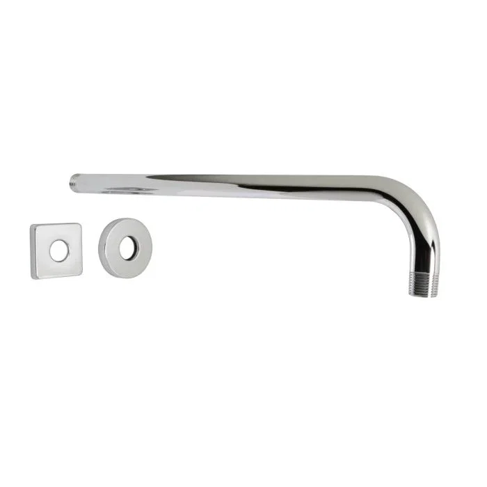 15" Shower Arm & Flange — Chrome