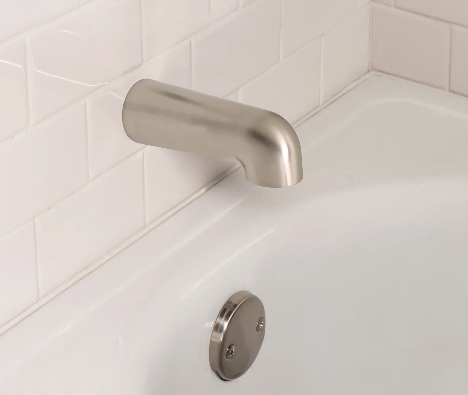 Tub Spout — PVD Satin Nickel