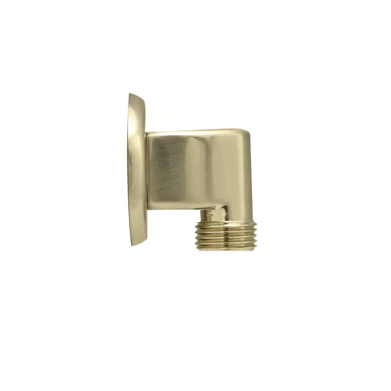 Wall Supply Elbow — PVD Satin Brass