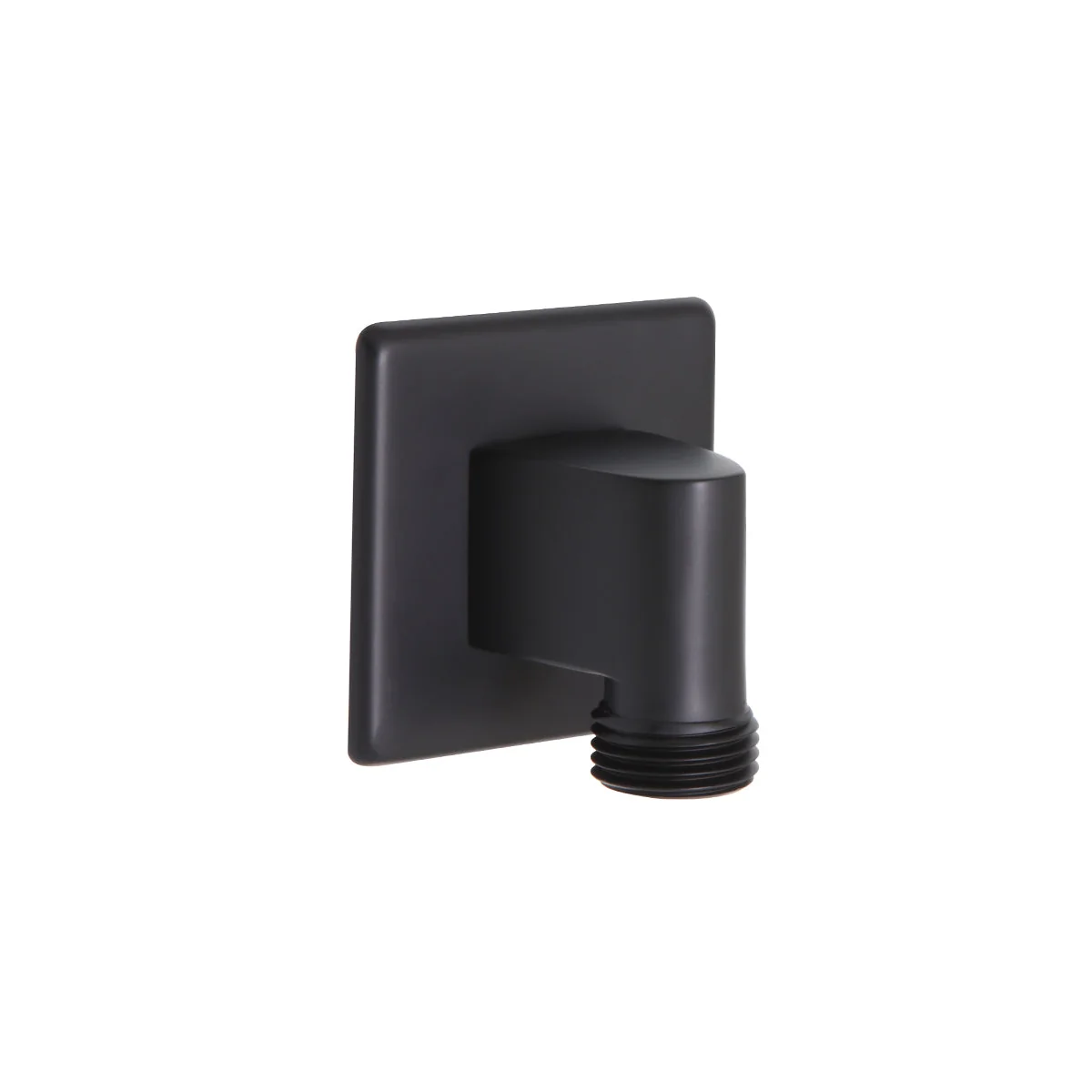 Wall Supply Elbow — Matte Black