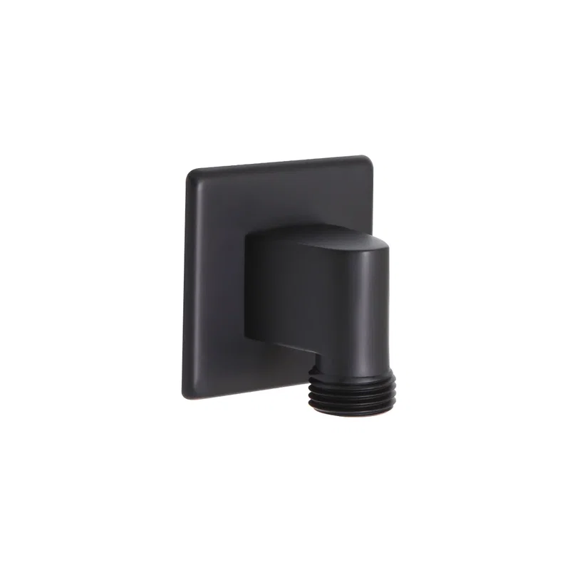 Wall Supply Elbow — Matte Black