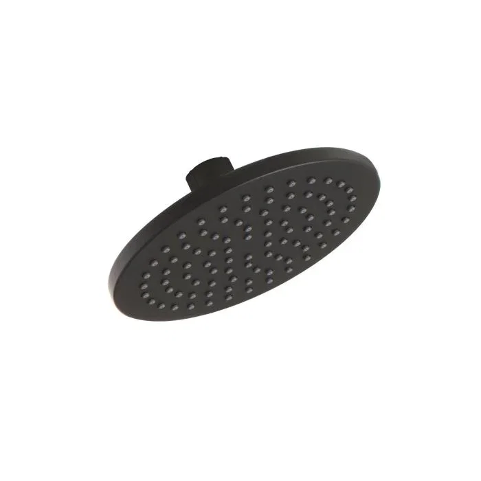 6" Rain Shower Head — Matte Black