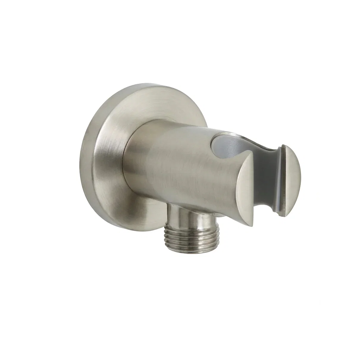 Supply Elbow & Holder — Satin Nickel