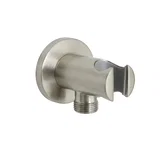 Supply Elbow & Holder — Satin Nickel