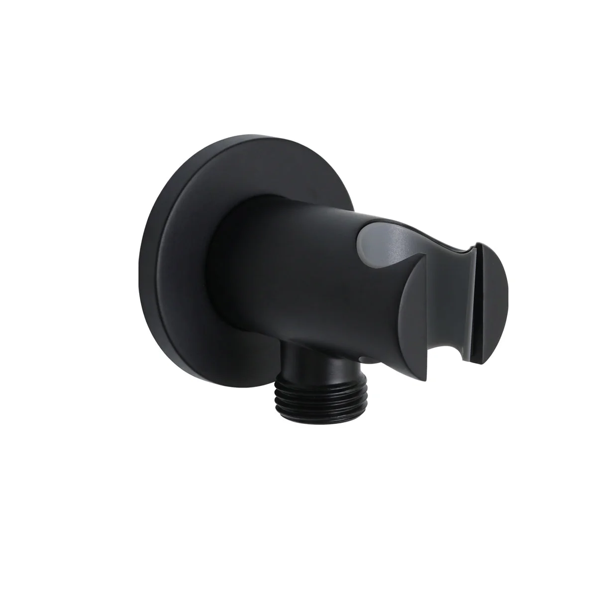 Supply Elbow & Holder — Matte Black