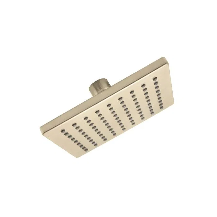 6" Shower Head — PVD Satin Brass