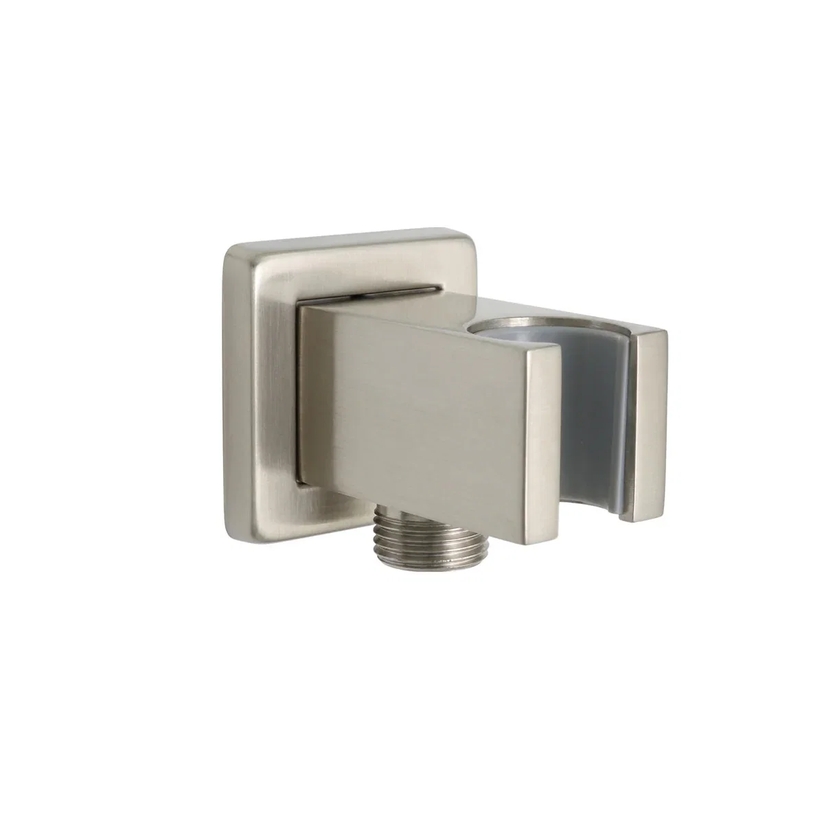 Supply Elbow & Holder — Satin Nickel