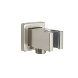 Supply Elbow & Holder — Satin Nickel