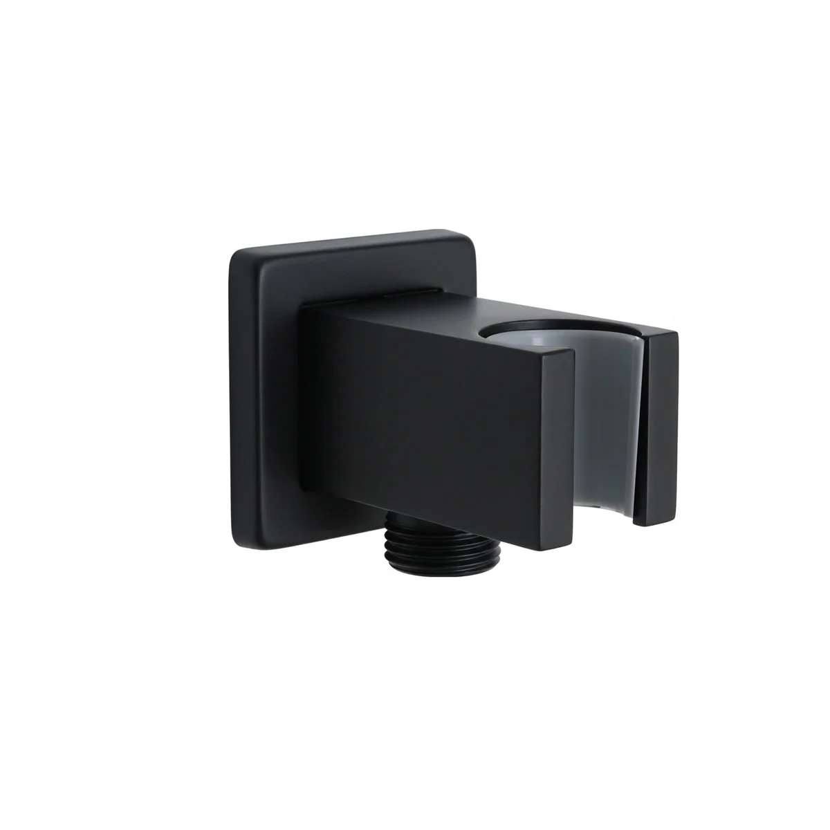 Supply Elbow & Holder — Matte Black