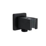 Supply Elbow & Holder — Matte Black