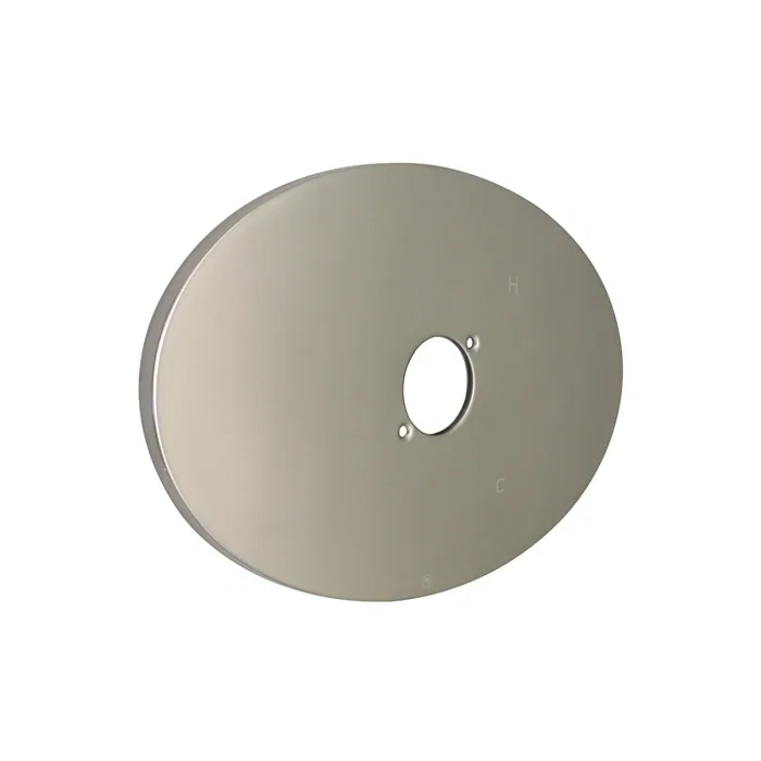 Retrofit Shower Face Plate — Satin Nickel
