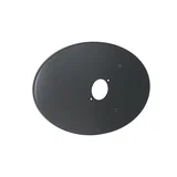 Retrofit Shower Face Plate — Matte Black