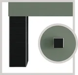 Part: Chicago Knobs and Legs Set for V30" and V36" in Matte Black