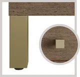 Part: Chicago Knobs and Legs Set for V48"  in Champagne Brass