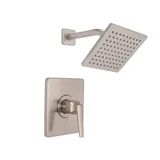 Delmere Shower — PVD Satin Nickel