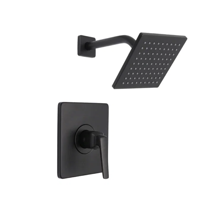 Delmere Shower — Matte Black