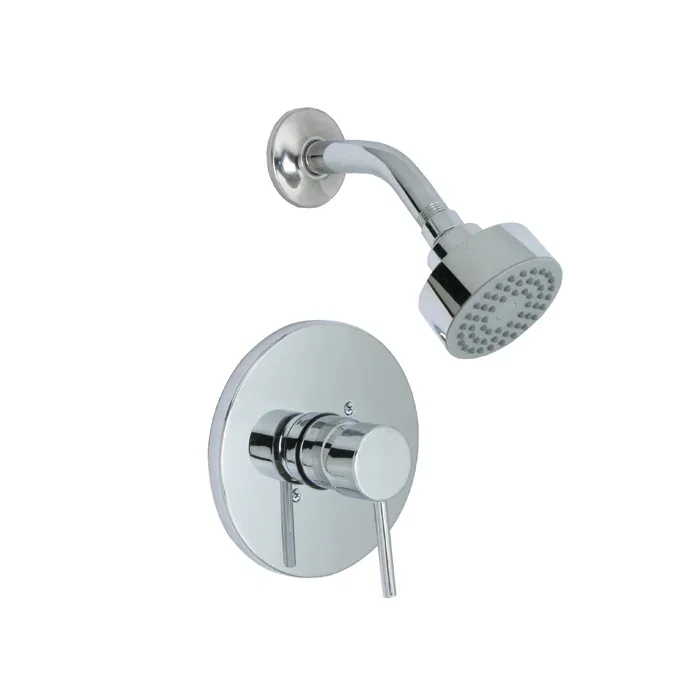 Builder Shower — Chrome