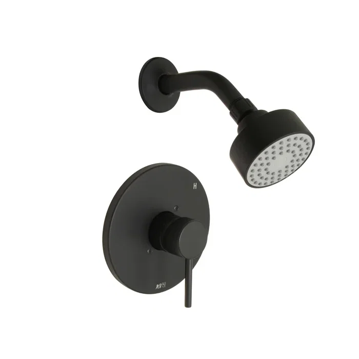 Builder Shower — Matte Black