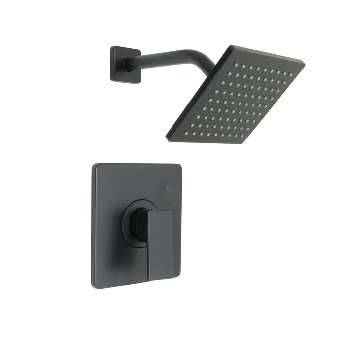 Builder Shower — Matte Black