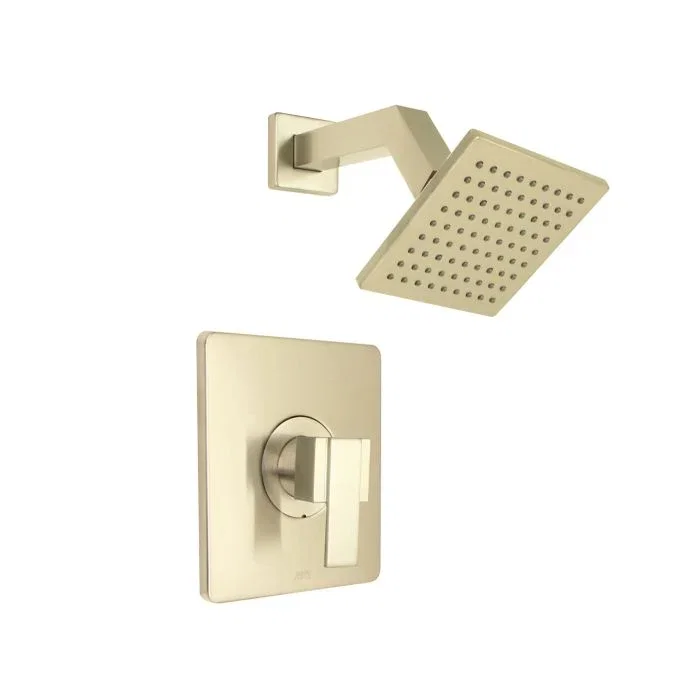 Razo Shower Trim — PVD Satin Brass