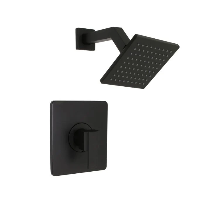 Razo Shower Trim — Matte Black