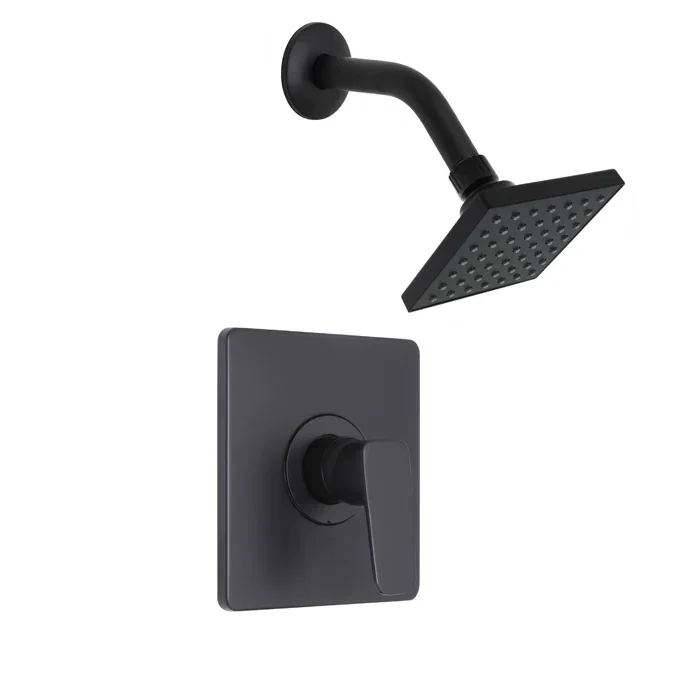 Builder Shower — Matte Black
