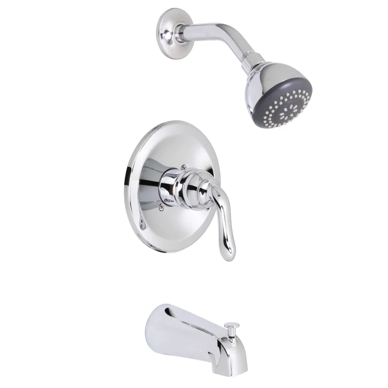 Isabelle Tub & Shower — Chrome