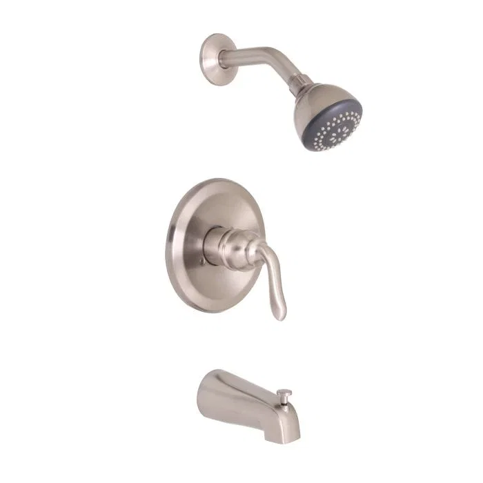 Isabelle Tub & Shower — Satin Nickel