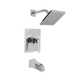 Delmere Tub and Shower — Chrome