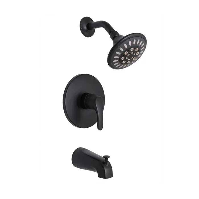 Torrey Tub and Shower — Matte Black