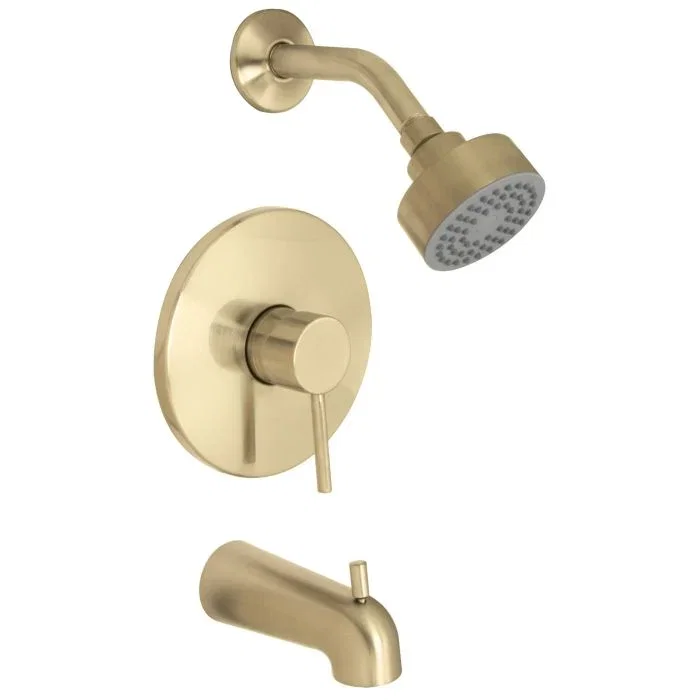 Euro Tub & Shower — PVD Satin Brass