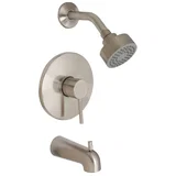 Euro Tub & Shower — Satin Nickel