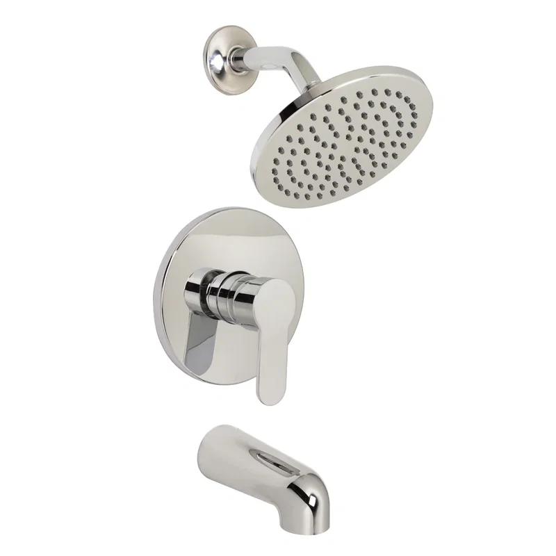 Tazio Tub & Shower — Chrome