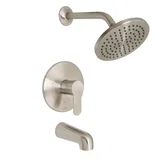 Tazio Tub & Shower — PVD Satin Nickel