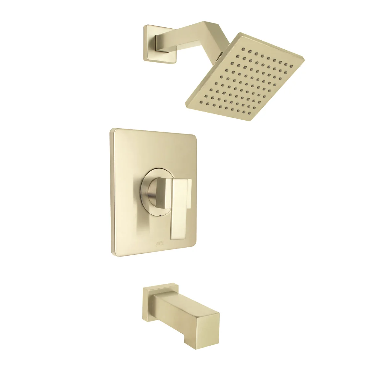 Razo Tub & Shower — PVD Satin Brass