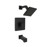 Razo Tub & Shower — Matte Black