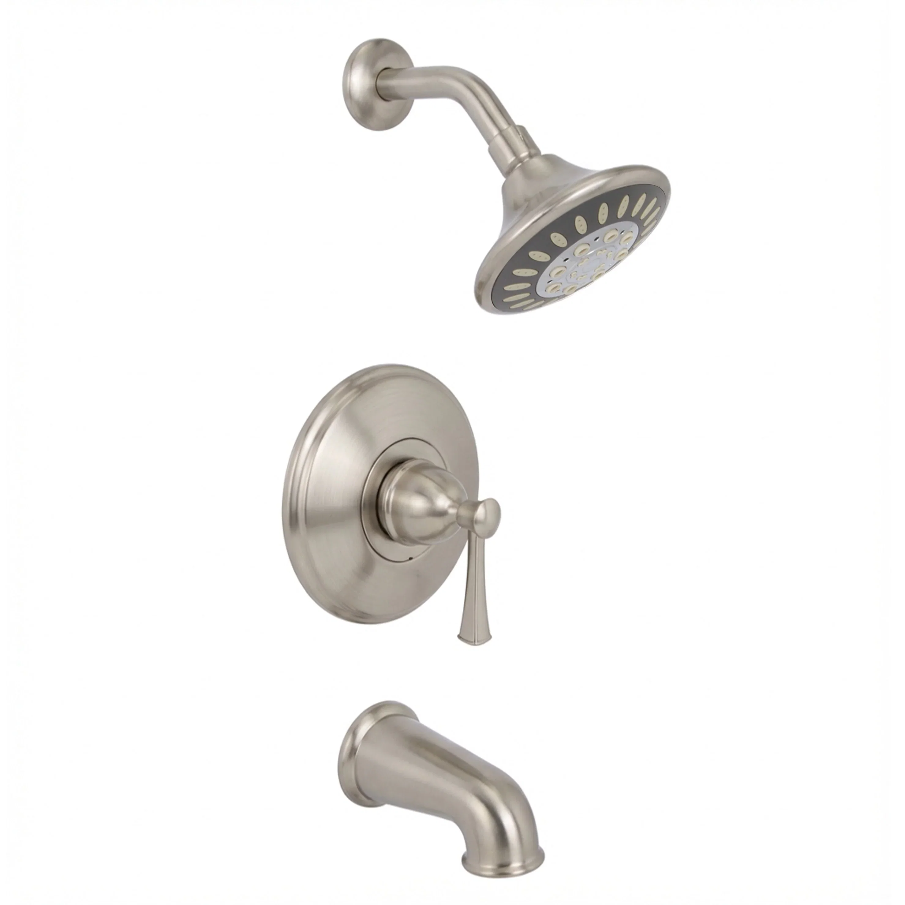 Woodbury Tub & Shower — PVD Satin Nickel