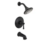 Woodbury Tub & Shower — Matte Black