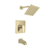 Sevaun Tub & Shower Trim — PVD Satin Brass