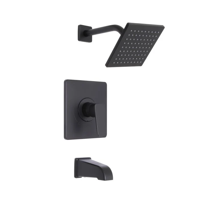 Sevaun Tub & Shower Trim — Matte Black