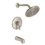 NYX Tub & Shower — PVD Satin Nickel