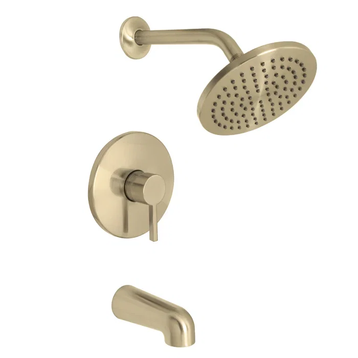 NYX Tub & Shower — PVD Satin Brass